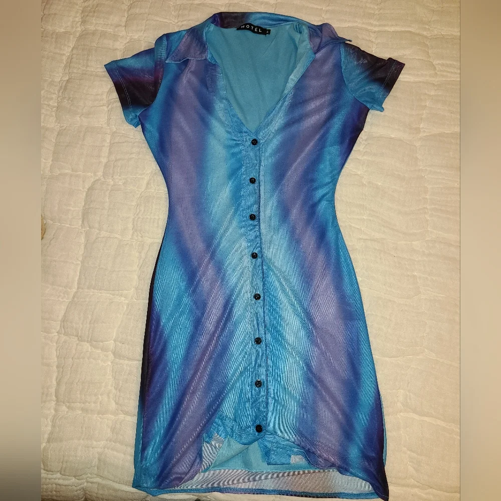 Motel Rocks Avayi Solarized Mini Dress - Picture 2 of 2